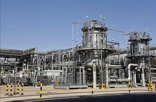Nhà máy lọc dầu của Tập đoàn dầu khí Saudi Aramco tại Dammam (Saudi Arabia). Ảnh THXTTXVN