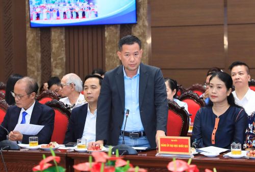 PGS.TS, bác sĩ Lê Tuấn Linh phát biểu tại buổi gặp mặt. Ảnh: Quang Thái