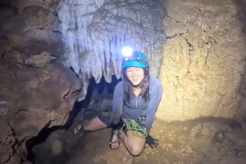 Chuyến thám hiểm hang động ở Việt Nam của Michelle Cabrera vào năm 2024. Ảnh: Michelle Cabrera.
