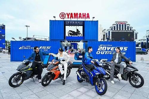 Yamaha Exciter 155 VVA - TCS đánh dấu cột mốc 20 năm phát triển của dòng xe này tại thị trường Việt Nam.