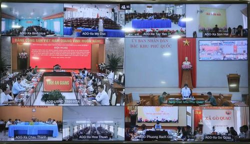 Hội nghị được kết nối trực tuyến đến 102 xã, phường, đặc khu trong tỉnh.