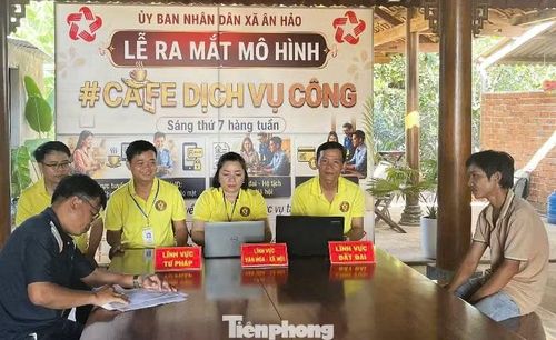 Mô hình "Cà phê dịch vụ công" được triển khai vào thứ 7.