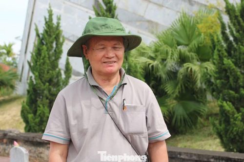 Ông Thơm chia sẻ về hành trình đi tìm anh trai liệt sĩ.