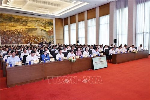 Đại biểu dự Diễn đàn của Quốc hội về hoạt động giám sát. Ảnh: Doãn Tấn/TTXVN