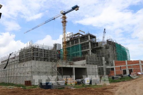 Dự án Nhà máy xử lý chất thải rắn Trà Vinh đã hoàn thành khoảng 79% khối lượng các hạng mục chính. Ảnh: Thanh Hòa- TTXVN