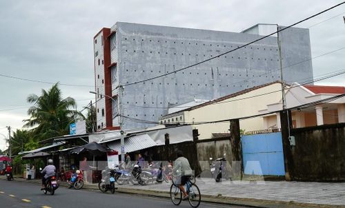 Nhà nuôi yến nằm trong nội ô phường Rạch Giá, tỉnh An Giang. Ảnh: Lê Huy Hải - TTXVN