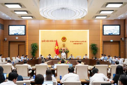 Quang cảnh phiên họp. Ảnh: Cổng thông tin điện tử Quốc hội.