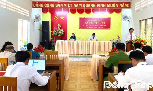 Quang cảnh kỳ họp.