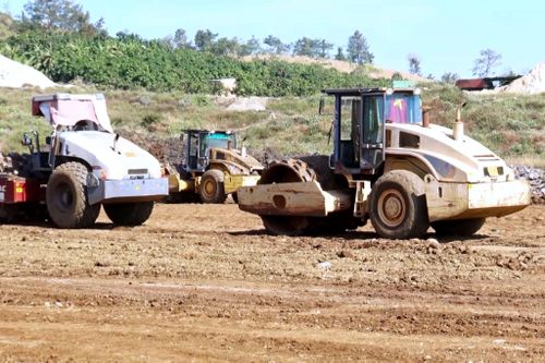 Nhờ có mặt bằng, nhà thầu thuận lợi trong triển khai thi công dự án hồ Đắk Gang