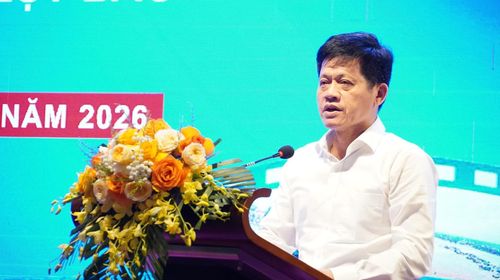 Đồng chí Lê Văn Bảo, Phó Chủ tịch UBND tỉnh phát biểu tại hội nghị - Ảnh: Q.V