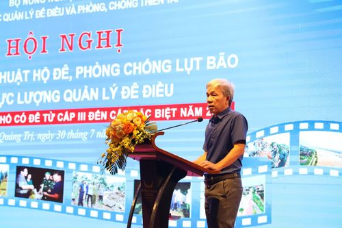 Đại biểu tham luận tại hội nghị - Ảnh: Q.V