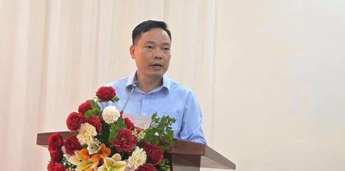  Ông Đặng Khắc Lợi - Phó Cục trưởng Cục Báo chí phát biểu tại lớp tập huấn. 