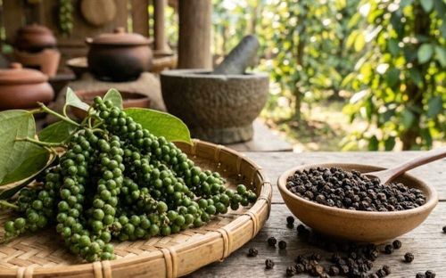 Giá tiêu hôm nay tiếp tục tăng mạnh. Ảnh minh họa