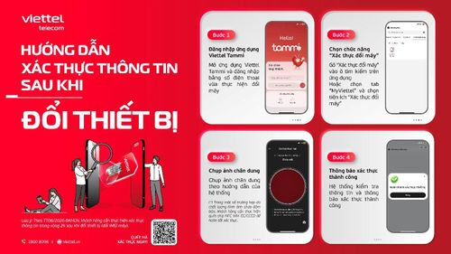 Hướng dẫn chi tiết các bước xác thực thông tin sau khi đổi thiết bị