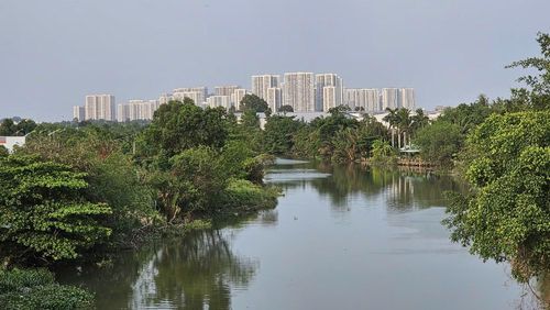 Rạch Trau Trảu đổ ra sông Tắc rồi xuôi về sông Đồng Nai.