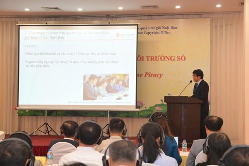 Các đại biểu chia sẻ nhiều kinh nghiệm thực tiễn nhằm tăng cường thực thi bản quyền trên môi trường số.