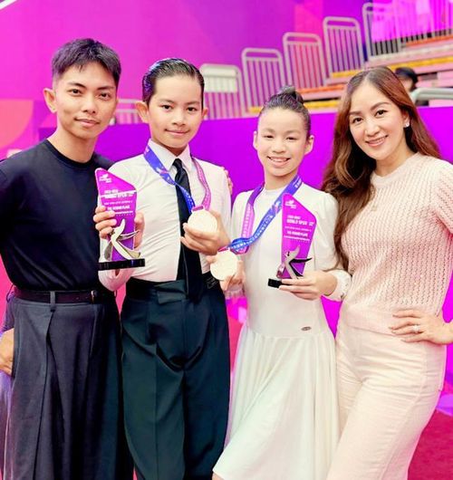 Kubi là thần đồng dancesport Việt Nam. 