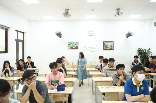 Thí sinh dự thi tốt nghiệp THPT 2026 tại Hà Nội. Ảnh: TL