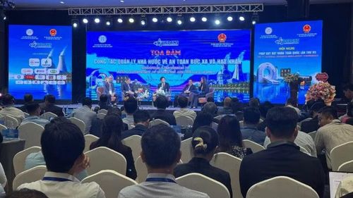 Quang cảnh Hội nghị Pháp quy hạt nhân toàn quốc lần thứ VII.