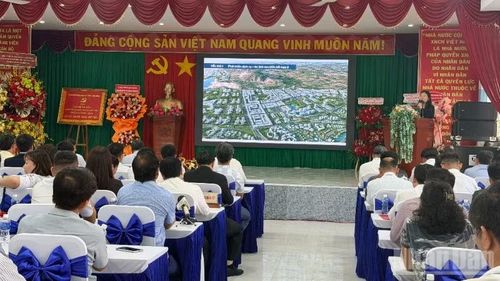 Xã Hòa Thắng tổ chức lễ công bố quy hoạch.