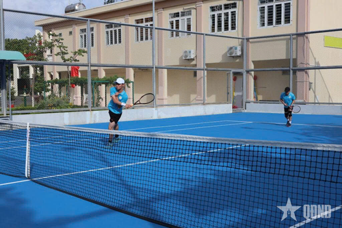Một số hình ảnh thi đấu tại hội thao.