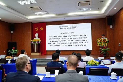Báo cáo của Bộ GD&amp;ĐT và nhóm chuyên gia về kết quả khảo sát và đề xuất xây dựng CTĐT nhân lực chất lượng cao