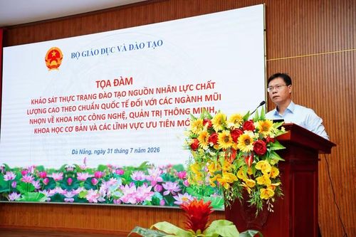 PGS.TS Nguyễn Hồng Hải, Phó Hiệu trưởng Trường Đại học Bách khoa - Đại học Đà Nẵng phát biểu.
