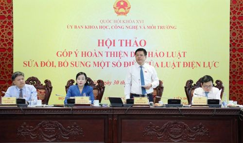 Phó Chủ tịch Quốc hội Nguyễn Hồng Diên nhấn mạnh, điện không chỉ là hạ tầng kỹ thuật mà còn là yếu tố quyết định năng lực cạnh tranh của nền kinh tế.