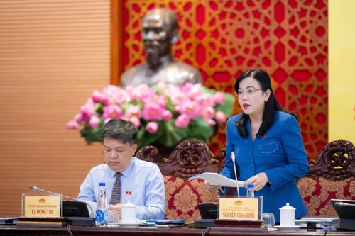 Chủ nhiệm Ủy ban Khoa học, Công nghệ và Môi trường Nguyễn Thanh Hải phát biểu khai mạc.