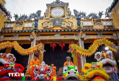 Đình Hiệp Ninh gắn bó với đời sống văn hóa, tín ngưỡng của người dân Tây Ninh, là nơi lưu giữ những giá trị truyền thống và ký ức cộng đồng qua nhiều thế hệ. (Ảnh: Giang Phương/TTXVN)