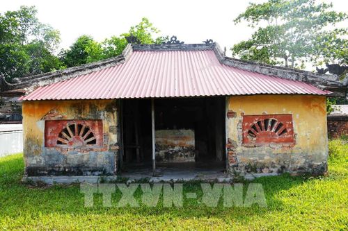 Tây Phối Điện - nơi thờ những con voi lập được nhiều chiến công trong trận mạc ở Điện Voi Ré, thành phố Huế. Ảnh: Nguyên Lý - TTXVN