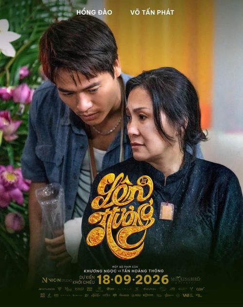 Hồng Đào và Võ Tấn Phát trong dự án Lên Hương. Ảnh: FBNV