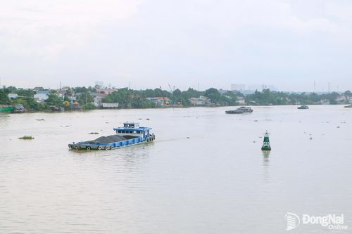 Sông Đồng Nai là tuyến sông có điều kiện khai thác vận tải thủy kết nối khu vực phía Bắc với phía Nam thành phố.