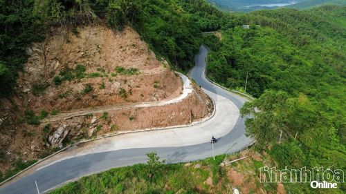 Cung đường sạt lở đã được hoàn thành khắc phục.