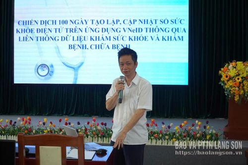 Lãnh đạo Phòng Nghiệp vụ Y - Dược, Sở Y tế hướng dẫn đồng bộ dữ liệu khám sức khỏe và khám bệnh, chữa bệnh