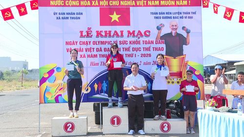 Các hoạt động văn hóa, thể dục thể thao luôn được xã Hàm Thuận quan tâm, tổ chức và diễn ra sôi nổi
