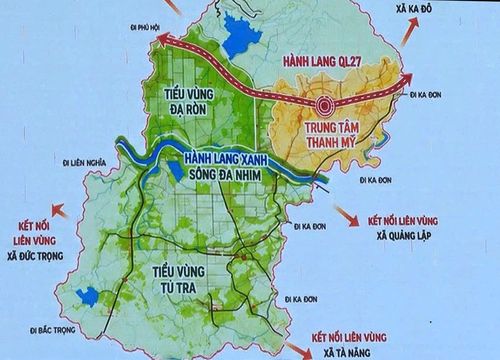 Bản đồ quy hoạch xã Đơn Dương mới