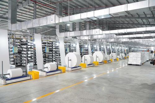 Nhà máy sản xuất bao bì ở cụm công nghiệp Nam Hà