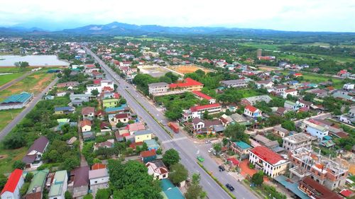 Xã Cam Lộ nhìn từ trên cao - Ảnh: T.P