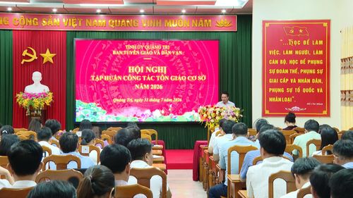 Quang cảnh lớp tập huấn - Ảnh: LT