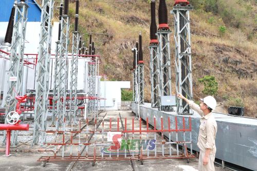 Nguồn điện Nhà máy Thủy điện Nậm Chiến sẵn sàng cung cấp điện cho hệ thống điện lưới quốc gia.