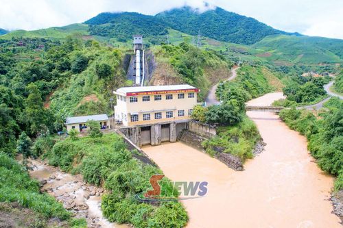 Thủy điện Nậm Công 3, xã Huổi Một.Ảnh: PV
