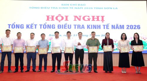 Các cá nhân nhận giấy khen của Thống kê tỉnh tại Hội nghị
