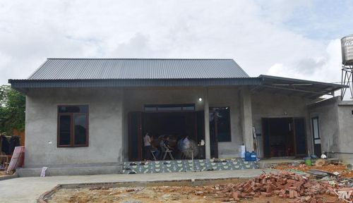 Ngôi nhà mới của gia đình ông Đỗ Văn Huy đã được bàn giao.
