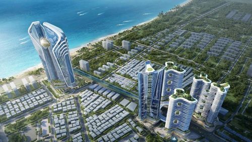 Phối cảnh Trung tâm tài chính quốc tế tại Đà Nẵng.