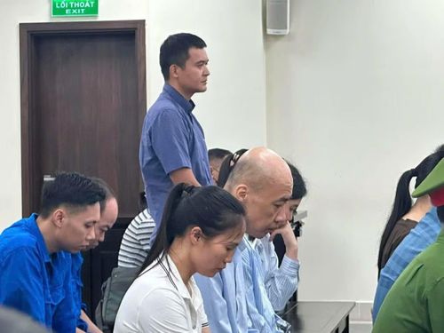Bị cáo Nguyễn Danh Dũng (đứng).