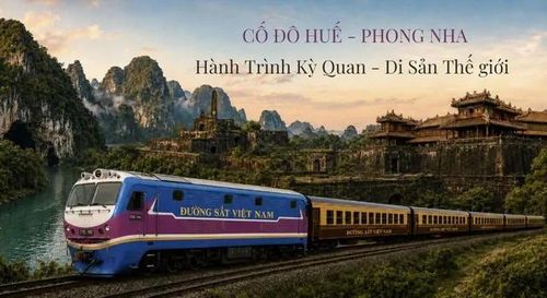 Đoàn tàu du lịch Huế - Phong Nha dự kiến khai thác vào tháng 9 năm nay. Ảnh: Ban tổ chức