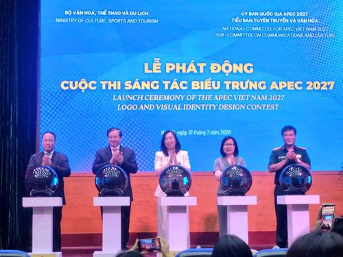 Nghi thức phát động Cuộc thi sáng tác mẫu biểu trưng và bộ nhận diện hình ảnh APEC Việt Nam 2027. 
