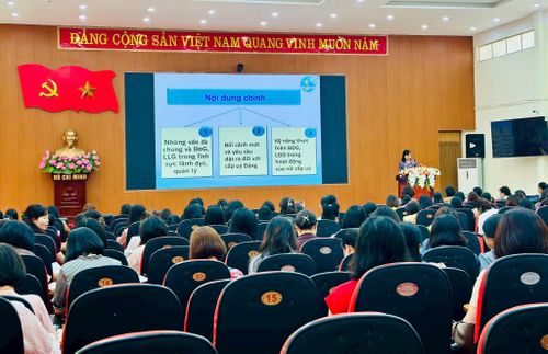Quang cảnh buổi tập huấn. Ảnh: Bảo Lâm