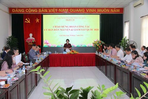 Quang cảnh buổi làm việc. Ảnh: Hải Yến/Media Quốc hội